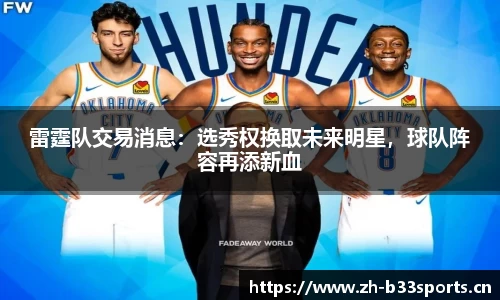 雷霆队交易消息：选秀权换取未来明星，球队阵容再添新血